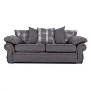 Sorrento 3 Seater Grey Sofa